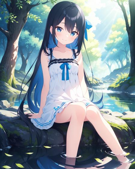 06490-3092932936-(masterpiece) (best quality) extremely detailed CG unity 8k wallpaper,  1girl, cute loli, white sundress, Beautiful Forest, Vari.png